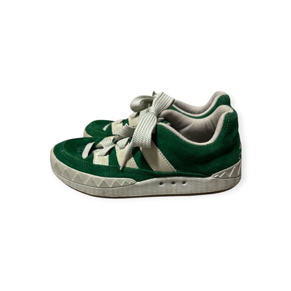 Vintage‎ 1996 Adidas Adimatic Sneakers – Japan Exclusive, Green Suede, Sz 6.5US